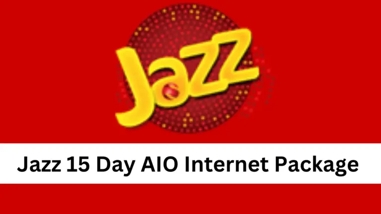 Jazz 15 Day AIO Internet Package | Best Prepaid Offer 2024