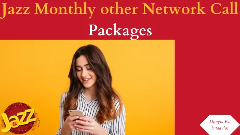 Jazz Monthly Other Network Call Packages | Best offers