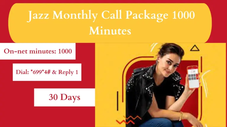  Astonishing Jazz Monthly Call Package 1000 Minutes
