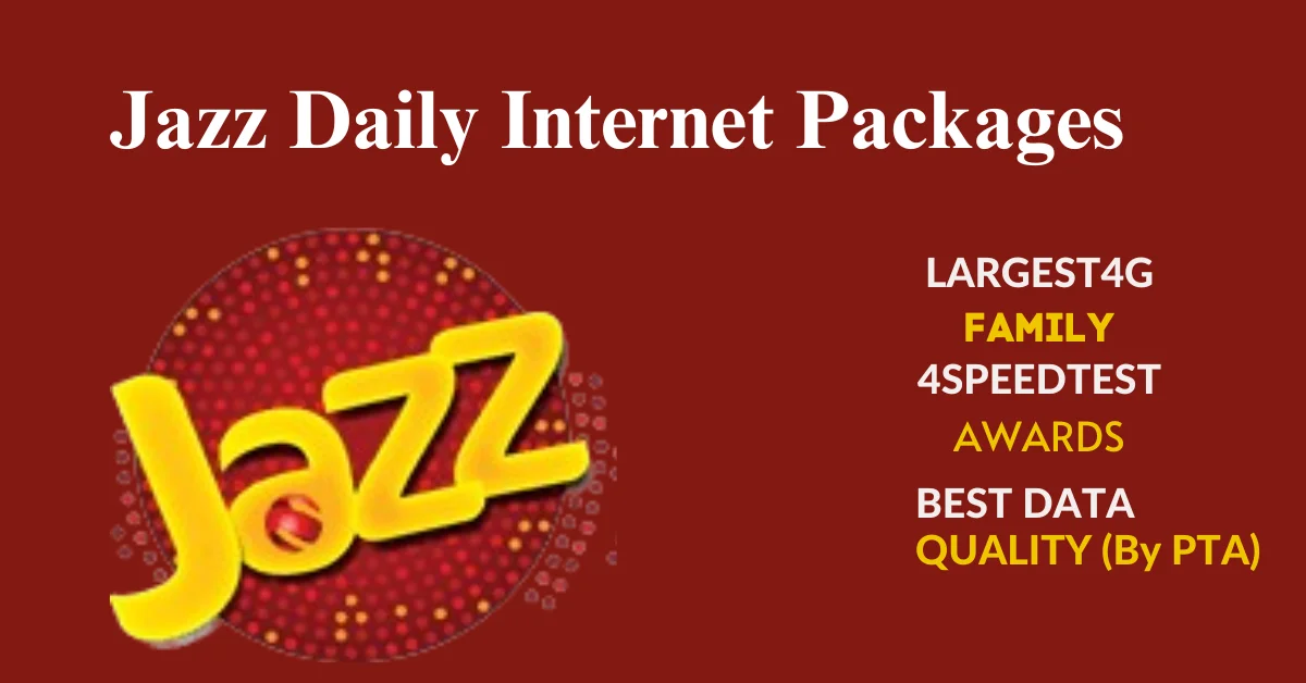 Jazz Daily internet packages