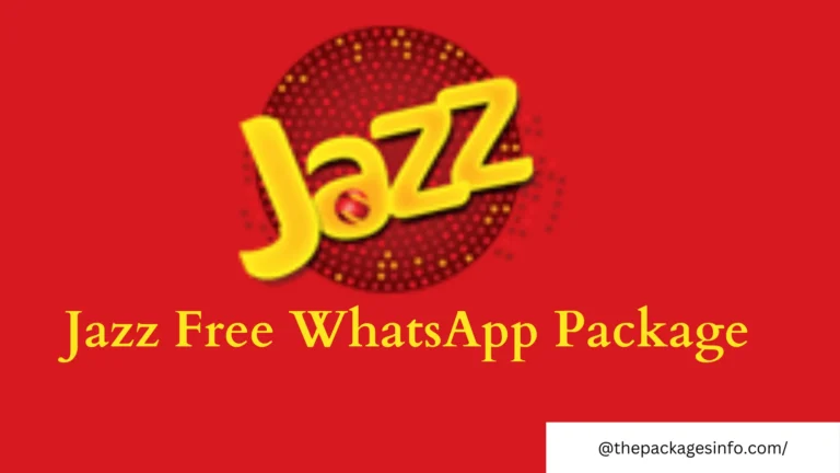 Jazz Free WhatsApp Code and price Details 2024