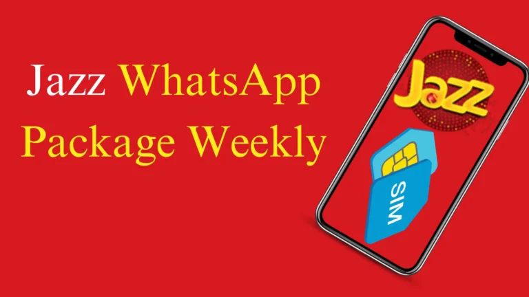 Jazz WhatsApp Package Weekly – Best offer 2024